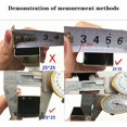 thumbnail image 2 of 80x40 mm Bouchon pour Tube Rectangulaire Noir Plastique Embout Bo, 2 of 4