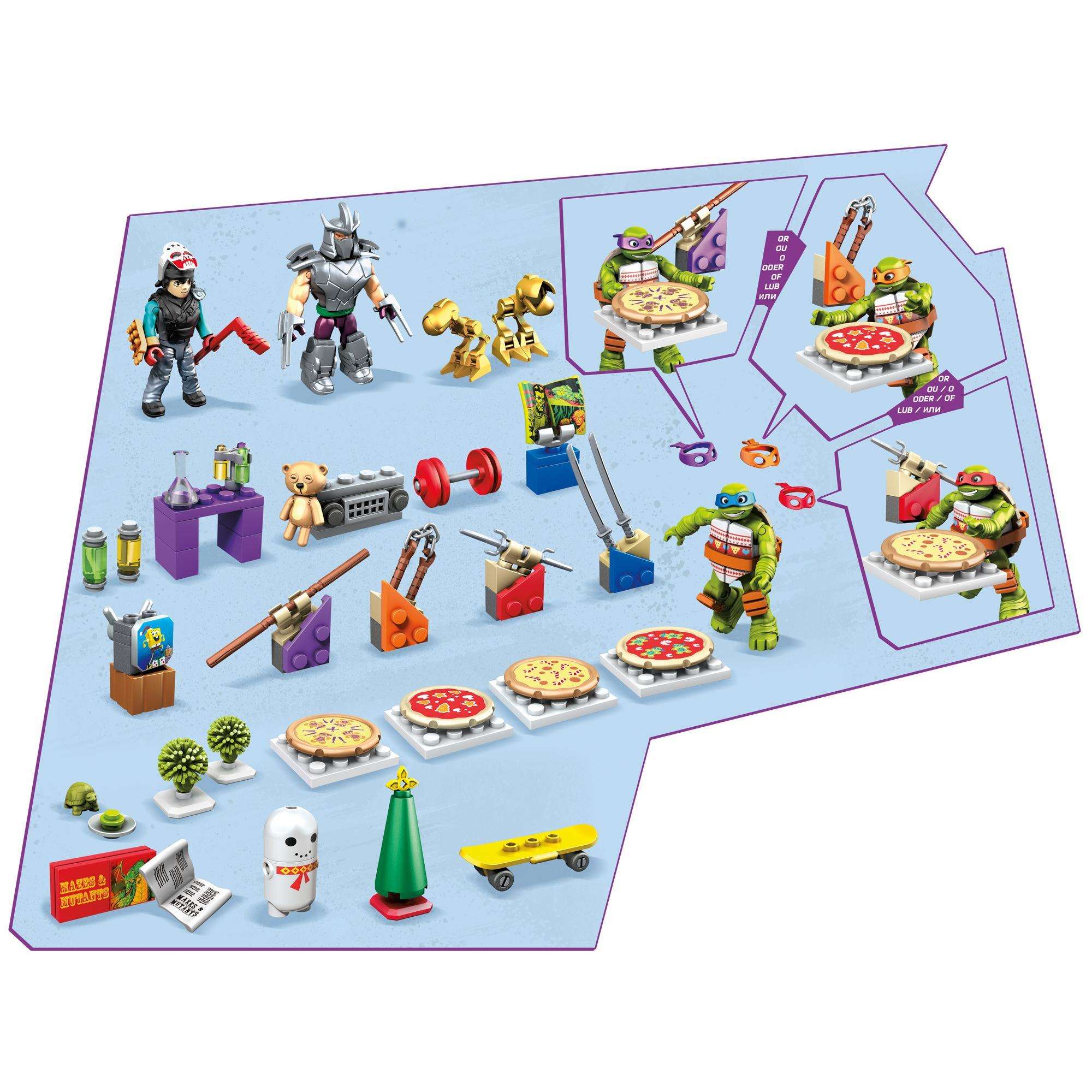 Mega Bloks Teenage Mutant Ninja Turtles Advent Calendar - Walmart.com Mega Bloks Teenage Mutant Ninja Turtles Advent Calendar - Walmart.com