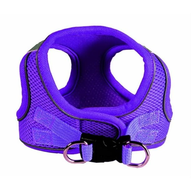 Hip Doggie HD6EZMPRXXS 2XS EZ Reflective Sports Mesh Harness Purple