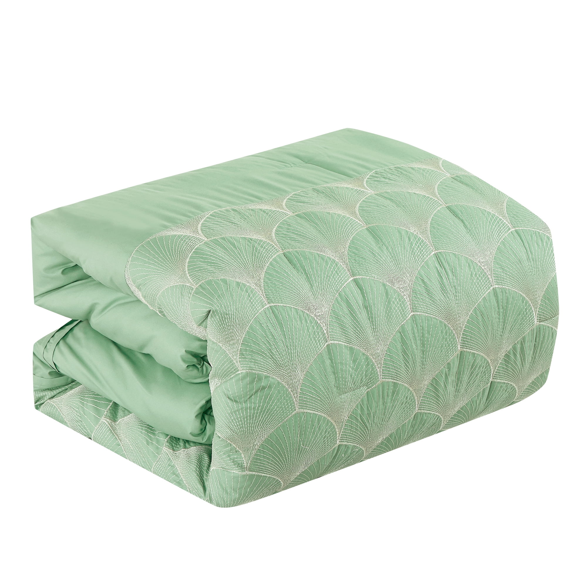 EvJK 7-Piece Comforter Set – Plush Polyester, Plush & Cozy, Reversible, Decorative Bedding Set – Queen