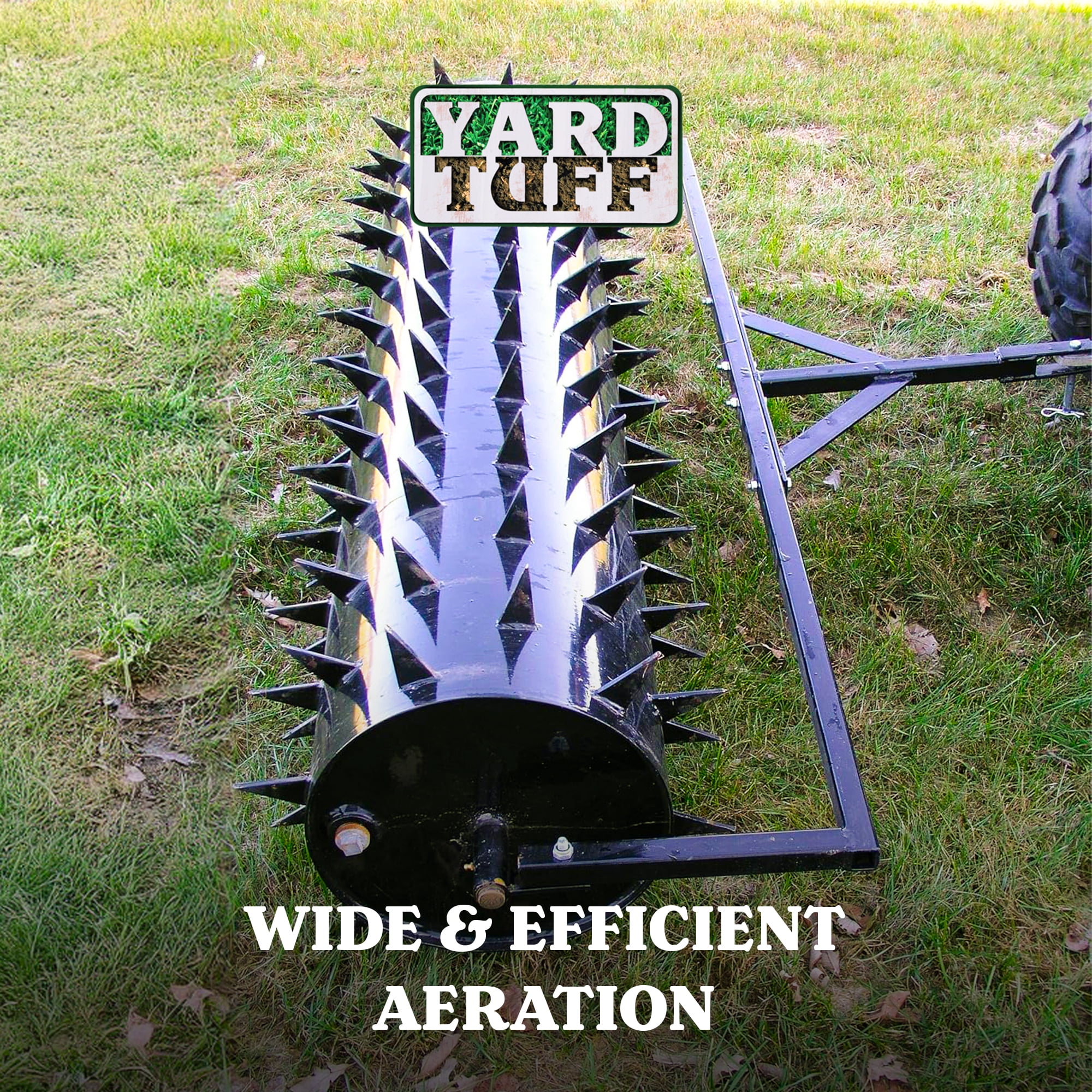 Yard Tuff 60" Drum Spike Aerator with Optimal Air Exposure