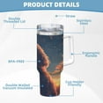 thumbnail image 5 of Logiee Starry Sky Cloud Puppy Print 40OZ Ice Bully Cup with Handle and Straw, Double Wall Stainless Steel Tumbler,Travel Coffee Cup with Lid, Summer Insulation and Cooling Cup, 5 of 8