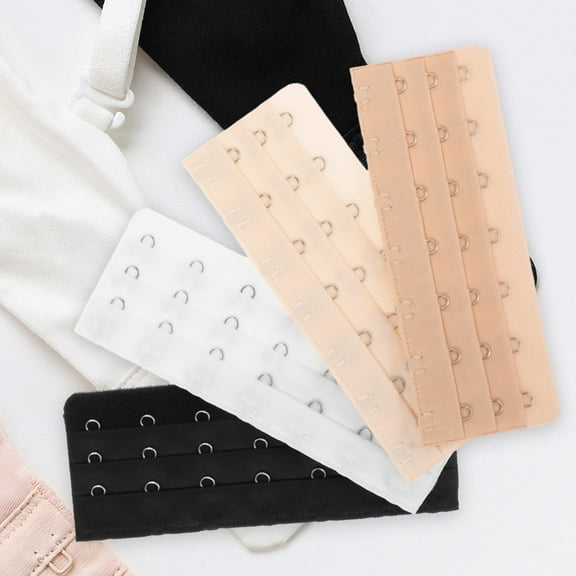 8pcs Bra Extenders 7 Hooks Bra Extension Kit Elastic Extension Straps Bra Supplies