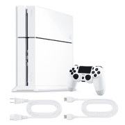 Restored Sony PlayStation 4 Console Original 500GB with Retrofam Controller, White