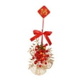 thumbnail image 3 of balikha 2025 Chinese New Year Hanging Ornament DIY Kit Spring Festival Hanging Decoration Lucky Charm for Wall Porch Door Shop Window Hawthorn, 3 of 9