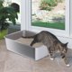 thumbnail image 4 of Caja de arena para gatos Holintan de acero inoxidable, grande, 20 x 35 x 15 cm, 4 of 6