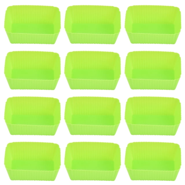 CRCMURE Biscuit Moulds 12pcs Cupcake Kitchen Cases Liners Cake Baking Craft Cup Cake Mould