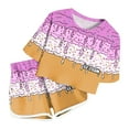 thumbnail image 2 of MIXUE Tween Girls Outfit Sets Summer Ice Cream Print Crew Neck Short Sleeve T Shirt Tops Shorts Casual 2 Piece Pajamas Streetwear,Pink,11-12 Years, 2 of 4