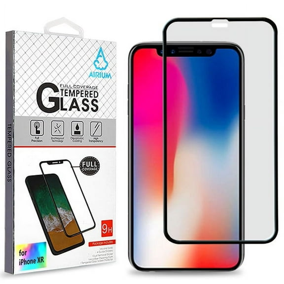 Apple iPhone XR (6.1") (2018 Model) Shockproof Tempered Glass LCD Screen Protector FULL COVERAGE Guard for Apple iPhoneXr (6.1")