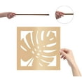 thumbnail image 3 of Tropical Leaves Wall Art Palm Leaves Decor Botanial Unfinished Wooden Monstera Leaf Laser Cut Hanging Sign Ornaments with Frame Design for DIY, 3 of 9