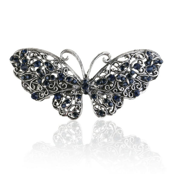 Masteelf Butterfly Clip Ponytail Hair Clips Barrettes Women's Bride