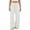 White, variant on GigrtiJin Womens Wide Leg Sweatpants Workout Baggy Casual Sweatpants High Waisted Drawstring Running Pants with Pockets