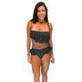 thumbnail image 4 of VF-Sport - Bikini, Fringe Bandeau, Two Piece Set (Black, 2X), 4 of 4