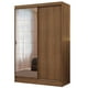 thumbnail image 1 of Ropero Closet Madesa Luke 2 Puertas 1 Puerta Con Espejo Marrón, 1 of 15
