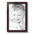 thumbnail image 2 of ArtToFrames 8" x 14" Mahagony with Gold Beads Picture Frame, 8.5x14 inch Brown Wood Poster Frame (WOM-4412), 2 Pack, 2 of 8