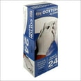 CARA Moisturizing Eczema Cotton Gloves, Extra Large, 24 Pair XLarge