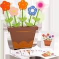 thumbnail image 1 of shyuyusa Botanical Arrangement Logic Game, Natural Wood Matching Puzzle, Color Recognition Interactive Prop for Daily Leisure, Hand Coordination Training, 1 of 9