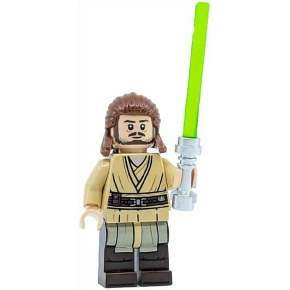 LEGO Star Wars: Qui-Gon Jinn Minifigure with Lightsaber