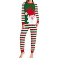 thumbnail image 4 of Conjunto de pijama navideño de manga larga, ropa de dormir, conjunto familiar a juego para Navidad Mujer Talla S, 4 of 8