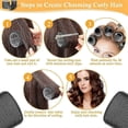 thumbnail image 2 of 43PCS Hair Curlers Rollers with Clips Hair Roller with 3 Sizes , Jumbo Hair Roller with 12Duckbill, 2 of 5