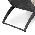 thumbnail image 3 of Muse & Lounge Co. Fields Outdoor Chaise Lounge in Gray PE Wicker / Rattan, 3 of 6