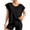 Black, variant on Women Short Sleeve Workout Shirts Open Back Tops Casual Mesh Yoga Tops Y2k Athletic Gym Slouchy Crop Running Tees