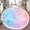 Color 2, variant on Washable Non Slip 6ft Round Rug, galaxy fantasy pastel color pastel sky rainbow Pastel Circle Area Rugs with Tassels Carpet for Nursery Bedroom Living Room Playroom Tent Rug Tent Castle