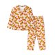 thumbnail image 1 of Balery Hot Dog In Heart Conjunto de Pijama con Estampado para Mujer, Conjunto de Dos Piezas con Manga Larga, Ropa de Dormir Suave con Bolsillos, Pijamas Cómodos-Small, 1 of 7