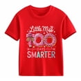 thumbnail image 7 of Bainana Back To School T-Shirt For Kids Number Print Short Sleeve Crew Neck Tops Fashion Casual Boys Girls Summer Clothes 8-9 Years, 7 of 7