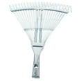 thumbnail image 4 of CRILSTYLEO Metal Leaf Rake Head, Plated Silver, Portable and Practical for Yard and Garden, 4 of 8