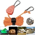 thumbnail image 4 of FLhrweasw Accesorios para Acampar Reflectantes A Prueba Viento Ajustables Con Líneas Tensoras 4 Mm (naranja), 4 of 9