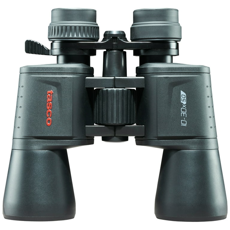 Tasco 10-30x50 Porro Prism Zoom Binoculars, Black