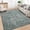 Dark blue, variant on Geetinfly 10x13ft Dark Blue Persian-Floral Moroccan Printed Area Rugs, 1160Gsm 100% Polyester, Imitation , 350 Washed Folded Carpet