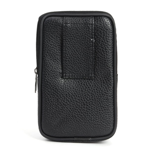 Bolsa Riñonera de cuero PU para hombre, cartera de bolsillo con tarjetero multifunción a la moda Ndcxsfigh Para Estrenar