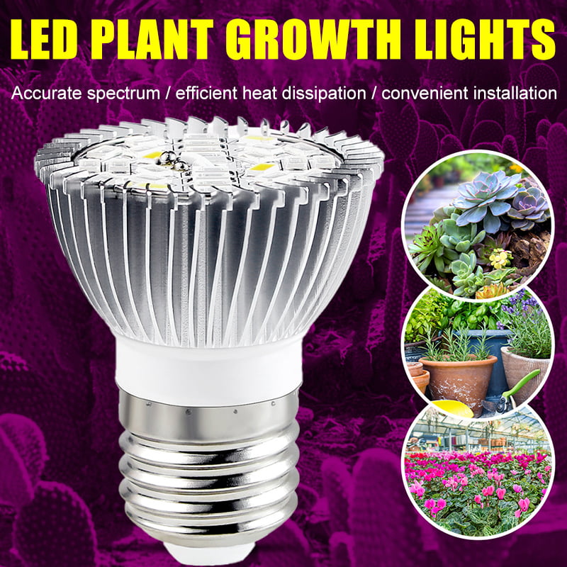 18/28W LED Full Spectrum Plant Grow Light Lamp Growth bulbs E27 For Flower Vegs 