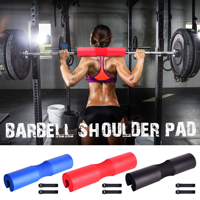 NEW Barbell Pad Olympic Bar Gel Supports Squat Weight Lifting Pull Up Gripper 