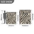 thumbnail image 6 of Yayeee Throw Blanket for Couch Soft Warm 50" x 60" Sofa Chair Bed Decoration, Black Lines, 6 of 7
