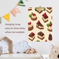 thumbnail image 4 of FORMRS Acrylic Clipboard with Low Profile Clip Standard A4 Letter Size, 12.5" x 9", Strawberry Cake, 4 of 8