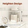 thumbnail image 3 of 1pc Kitchen Storage Rack, Air Fryer Rack, Spice Rack, Kitchen Appliance Storage Rack, Kitchen Rack, Rack For Rice Cooker, Coffee Maker, Stand Mixer, And Blender, Kitchen Gadgets And Kitchen Organizati, 3 of 4