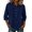 Navy, variant on Button Down Shirts for Women Plus Size Women Loose Short Sleeve Button Blouse Spring Summer Casual Shirt