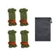 thumbnail image 4 of 4 cuerdas reflectantes para tienda de campaña con bolsa de cordón, cuerdas de campamento de 4 mm de diámetro, escalada De color verde oscuro, 4 of 9