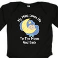 thumbnail image 4 of Inktastic My Mimi Loves Me to the Moon and Back Boys or Girls Long Sleeve Baby Bodysuit, 4 of 5