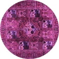 thumbnail image 1 of Ahgly Company Indoor Round Persian Pink Traditional Area Rugs, 5' Round, 1 of 4