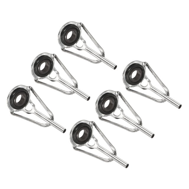 Unique Bargains 1.6mm Tube Dia Iron Fishing Rod Tips Repair Kit Ring Guide, 20 Pack