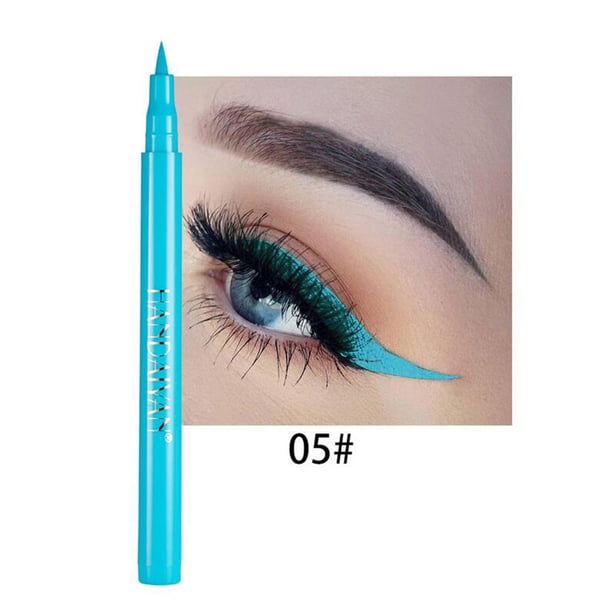 Delineador de ojos mate de 12 colores de secado rápido y fácil de difuminar.