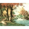 thumbnail image 2 of Vision Studio 24x20 White Modern Wood Framed Museum Art Print Titled - Autumn Landscape I, 2 of 4