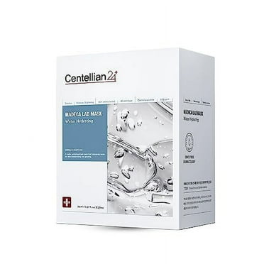 CENTELLIAN 24 Madeca Mask (Water Hydrating, 20pc) - Face Mask Sheet for Deep Hydration, Sun Damage with Centella Asiatica, TECA, Niacinamide, Ceramide. Korean Skin Care for Men Women by Dongkook.