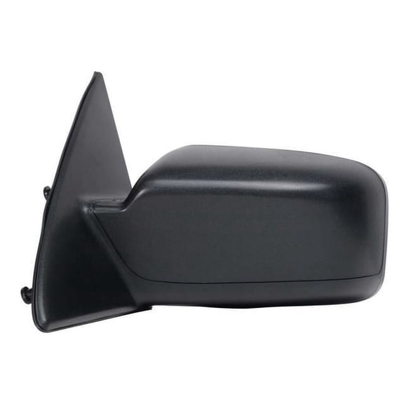 61604F - Fit System Driver Side Mirror for 06-12 Ford Fusion, 06-10 Mercury Milan, black w/ Paintable to match cover, w/o puddle lamp, non-fdwy, Power