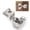 10 Pack, variant on 10 Pack 1/4" Small Overlay 4D Concealed Hinges for Face Frame Door, Soft Close On/Off Switch, Self Closing, 105° Open Angle Concealed Stainless Steel Hinges for Framed Cabinet, Satin Nickel