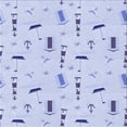 thumbnail image 1 of Ahgly Company Indoor Square Patterned Lavender Blue Area Rugs, 7' Square, 1 of 6